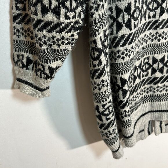 Vintage KENNINGTON Woman’s Wool Long Cardigan Large Oversized - Picture 9 of 14